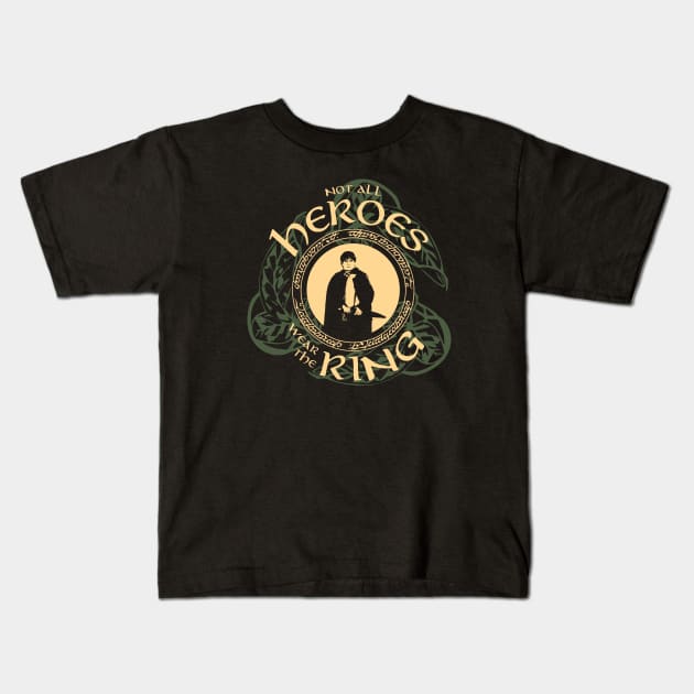 Samsagaz Lord of the Rings Kids T-Shirt by NatliseArt